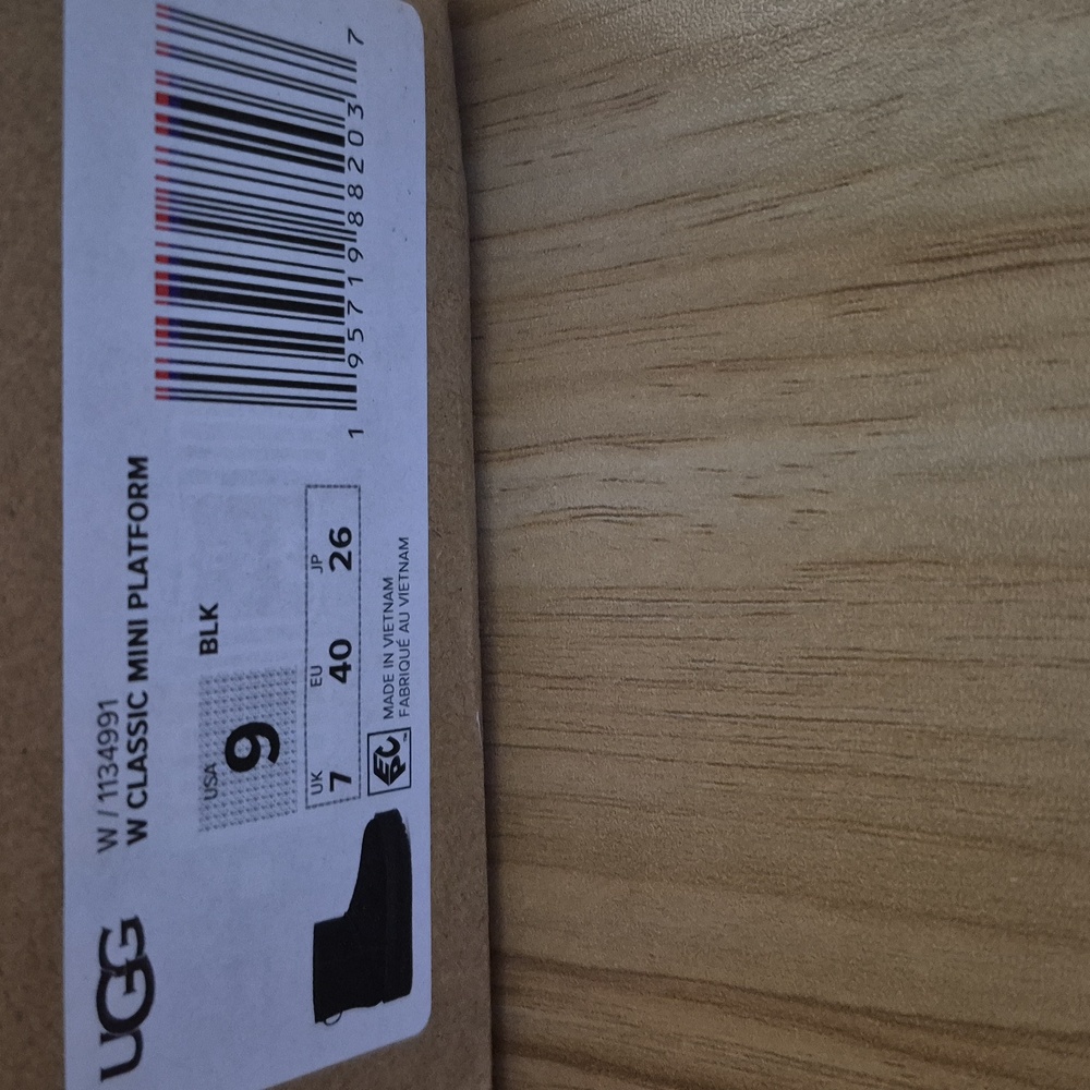 UGG Black Suede Classic Mini Platform Pull-On Boots - Picture 5 of 7